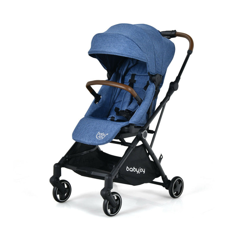 2-In-1 Convertible Aluminum Baby Stroller with Adjustable Canopy